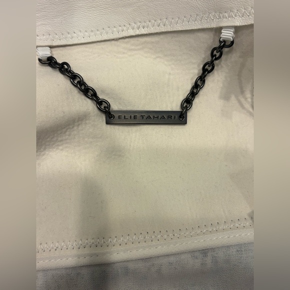 NWT Elie Tahari “Pearson” Tweed Leather Jacket | Size 8, light and breathable! - Picture 7 of 9